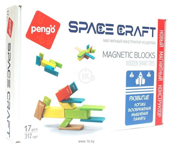 Фотографии Pengo Magnetic Blocks P00717 Space Craft