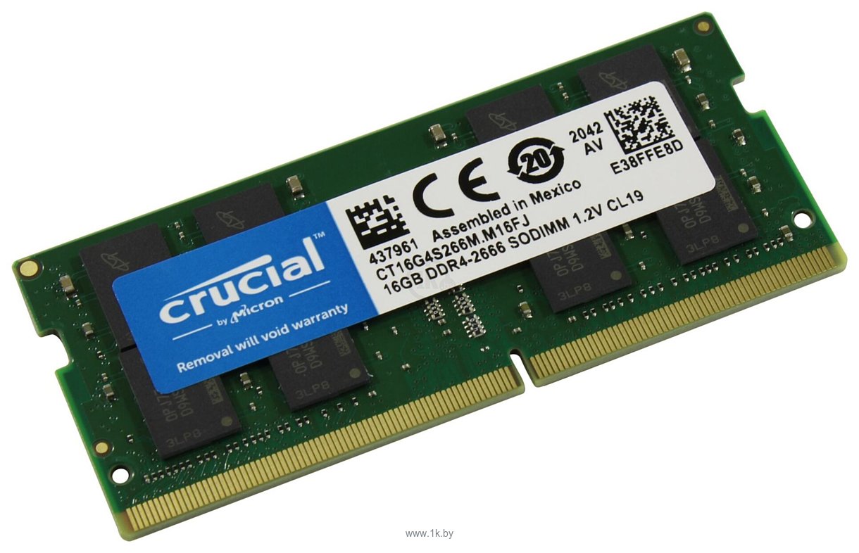 Фотографии Crucial CT16G4S266M