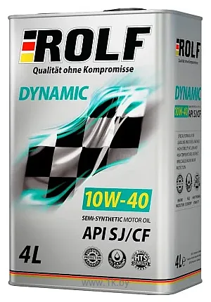 Фотографии ROLF Dynamic 10W-40 SJ/CF 4л