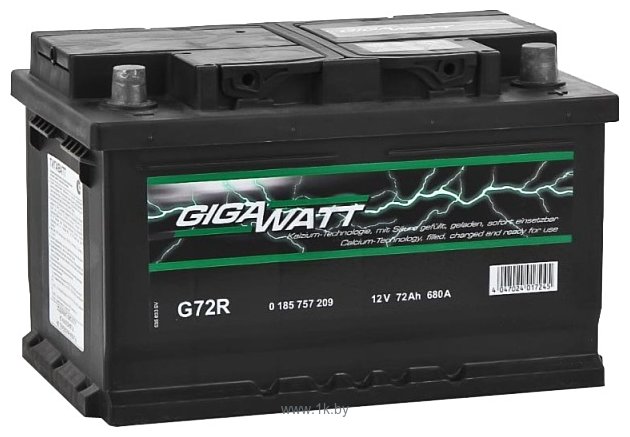 Фотографии GIGAWATT G72R (72Ah)