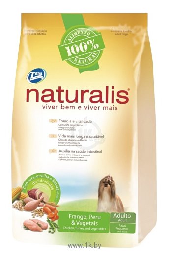 Фотографии Naturalis Total Alimentos Adult Dogs Turkey, Chicken and Vegetables Small Breeds (15 кг)