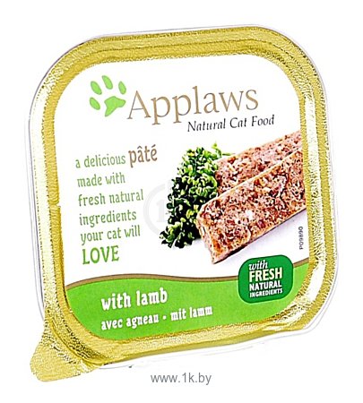 Фотографии Applaws Cat Pate with Lamb (0.1 кг) 10 шт.