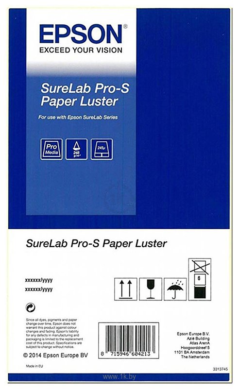 Фотографии Epson SureLab Pro-S Paper Luster 6"x65м 248 г/м2 2 рулона C13S450066BP