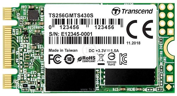 Фотографии Transcend 430S 128GB TS128GMTS430S