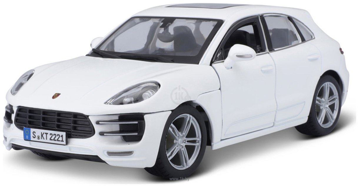 Фотографии Bburago Porsche Macan 18-21077 (белый)