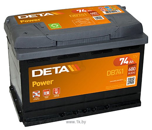Фотографии DETA Power DB741 (74Ah)