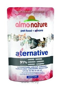 Фотографии Almo Nature (0.055 кг) 1 шт. Alternative Adult Cat Atlantic Tuna