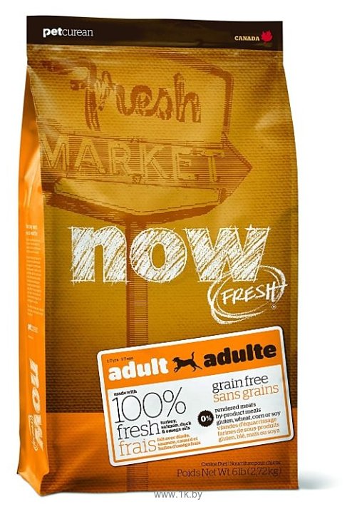 Фотографии NOW FRESH (2.72 кг) Grain Free Adult Dog Food Recipe