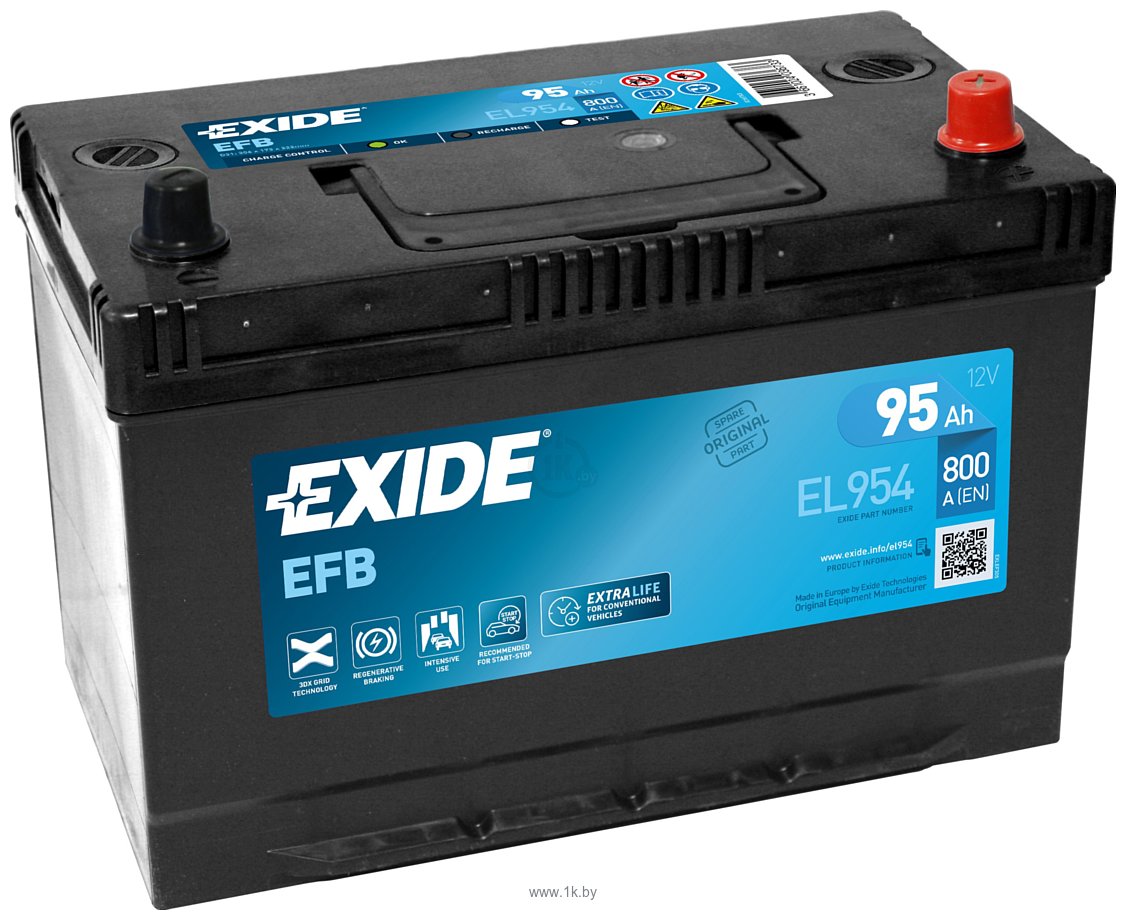 Фотографии Exide Start-Stop EFB EL954 (95Ah)