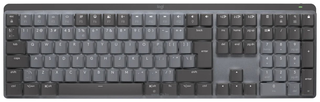 Фотографии Logitech MX Mechanical Clicky нет кириллицы