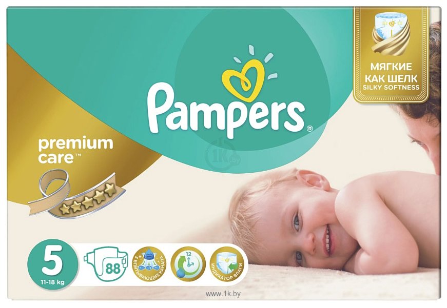 Фотографии Pampers Premium Care 5 Junior (88 шт.)