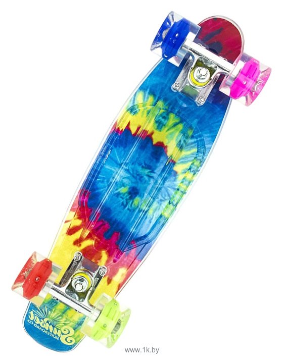Фотографии Sunset Skateboard Tie Dye Grip Complete 22