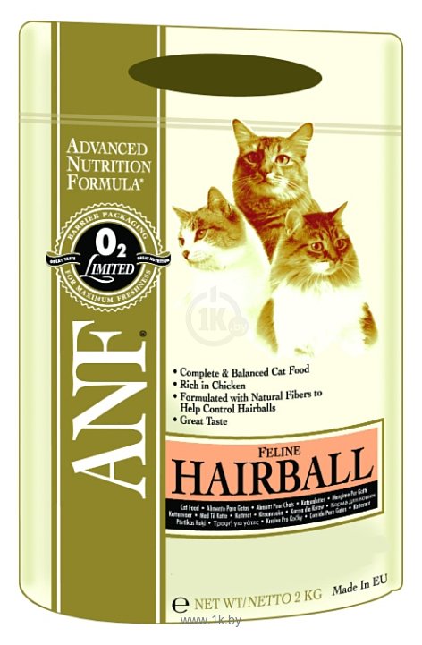 Фотографии ANF (2 кг) Feline Hairball Adult