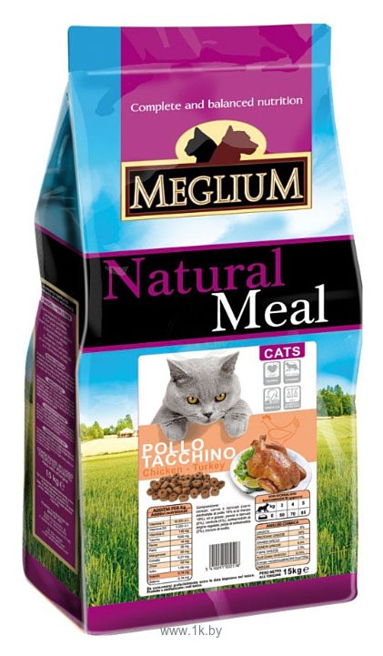 Фотографии Meglium (3 кг) Cat Adult — Курица, индейка
