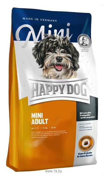 Фотографии Happy Dog (4 кг) Supreme Fit&Well - Adult Mini для взрослых собак мелких пород
