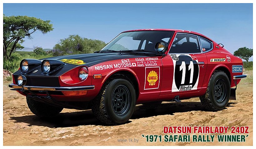 Фотографии Hasegawa Datsun Fairlady 240Z "1971 Safari Rally Winner"