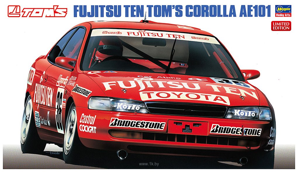 Фотографии Hasegawa Fujitsu Ten Tom's Corolla AE101 1/24 20302