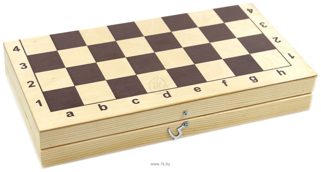 Фотографии Десятое королевство Шахматы и шашки (деревянная коробка, пластфигуры) 03879