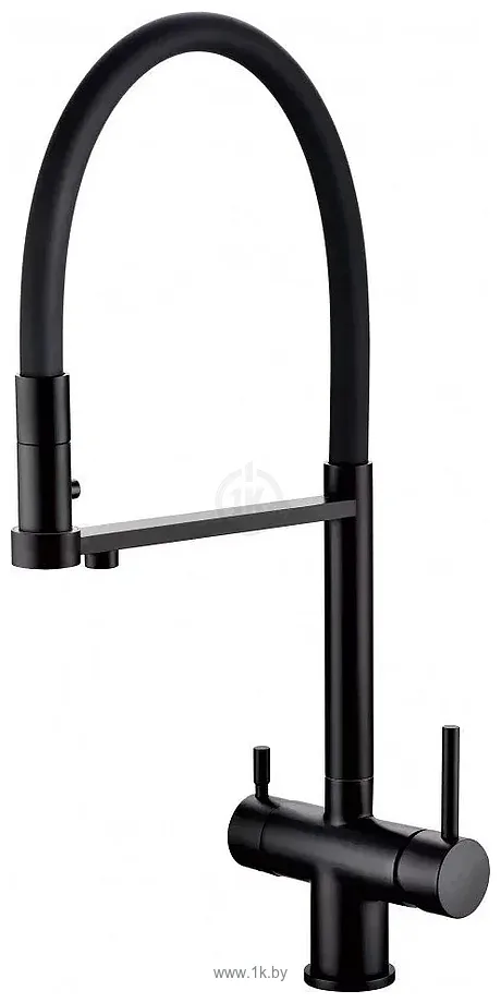 Фотографии Grocenberg GB4095 с гибким изливом (черный матовый) Фотографии Grocenberg GB4095 с гибким изливом (черный матовый)