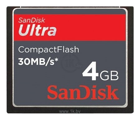 Фотографии Sandisk CompactFlash Ultra 30MB/s 4GB
