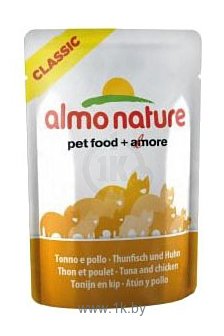 Фотографии Almo Nature Classic Adult Cat Chicken and Tuna (0.055 кг) 1 шт.