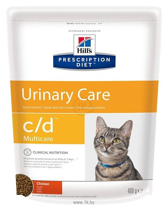 Фотографии Hill's (0.4 кг) Prescription Diet C/D Multicare Feline Chicken dry