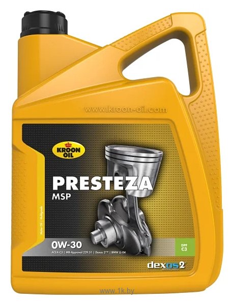 Фотографии Kroon Oil Presteza MSP 0W-20 5л