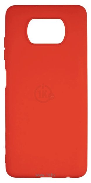 Фотографии Case Matte для Xiaomi Poco X3/X3 Pro (красный)