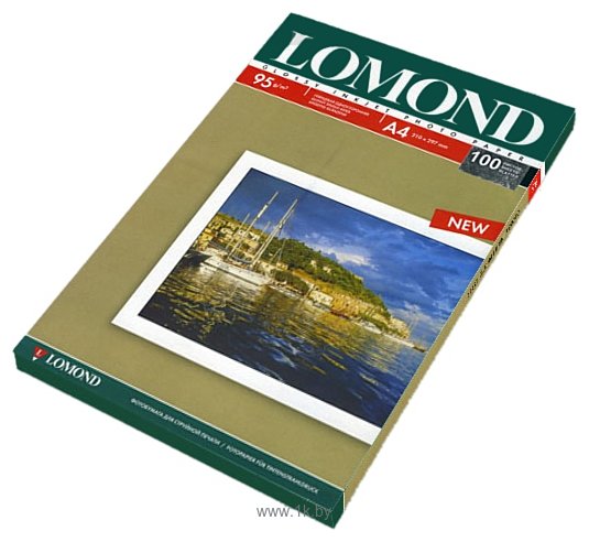 Фотографии Lomond Глянцевая односторонняя A4 85 г/кв.м. 100 листов (0102145)