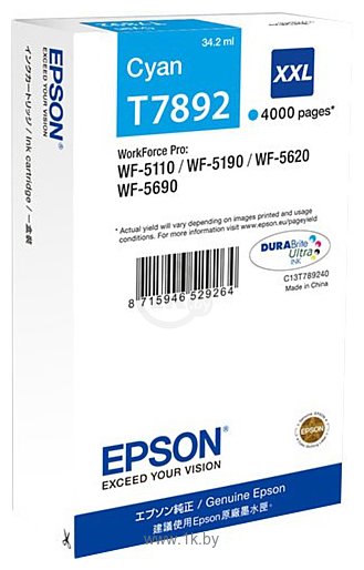 Фотографии Аналог Epson C13T789240