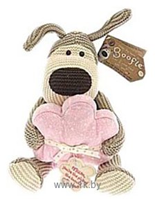 Фотографии Boofle Собачка с розовой подушкой Mum... (25 см) (401641)