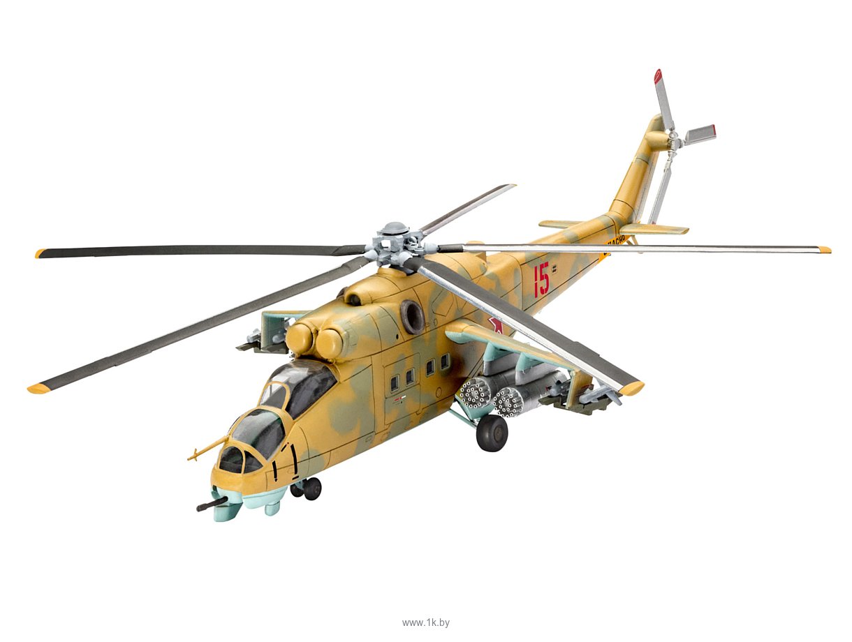 Фотографии Revell 04951 Ударный вертолет Mil Mi-24D Hind