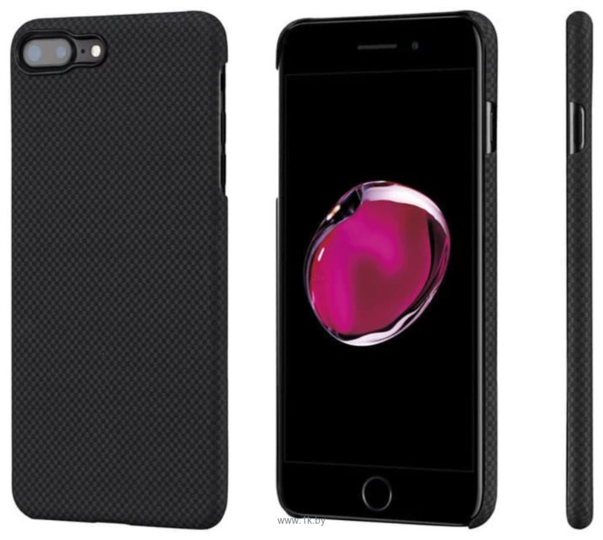 Фотографии Pitaka MagEZ Case Pro для iPhone 8 Plus (plain, черный/серый)