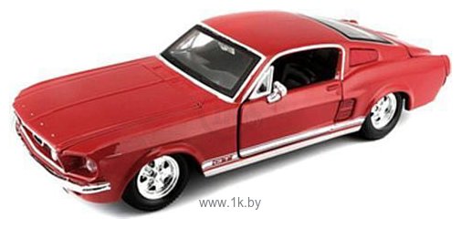 Фотографии Maisto Форд Мустанг GT (1967) 31260 (красный)