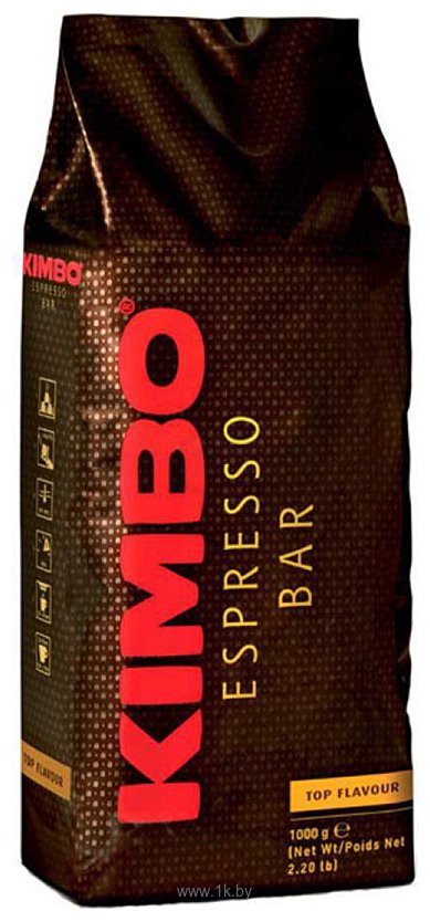 Фотографии Kimbo ESPRESSO BAR 100% Arabica Top Flavour в зернах 1000 г