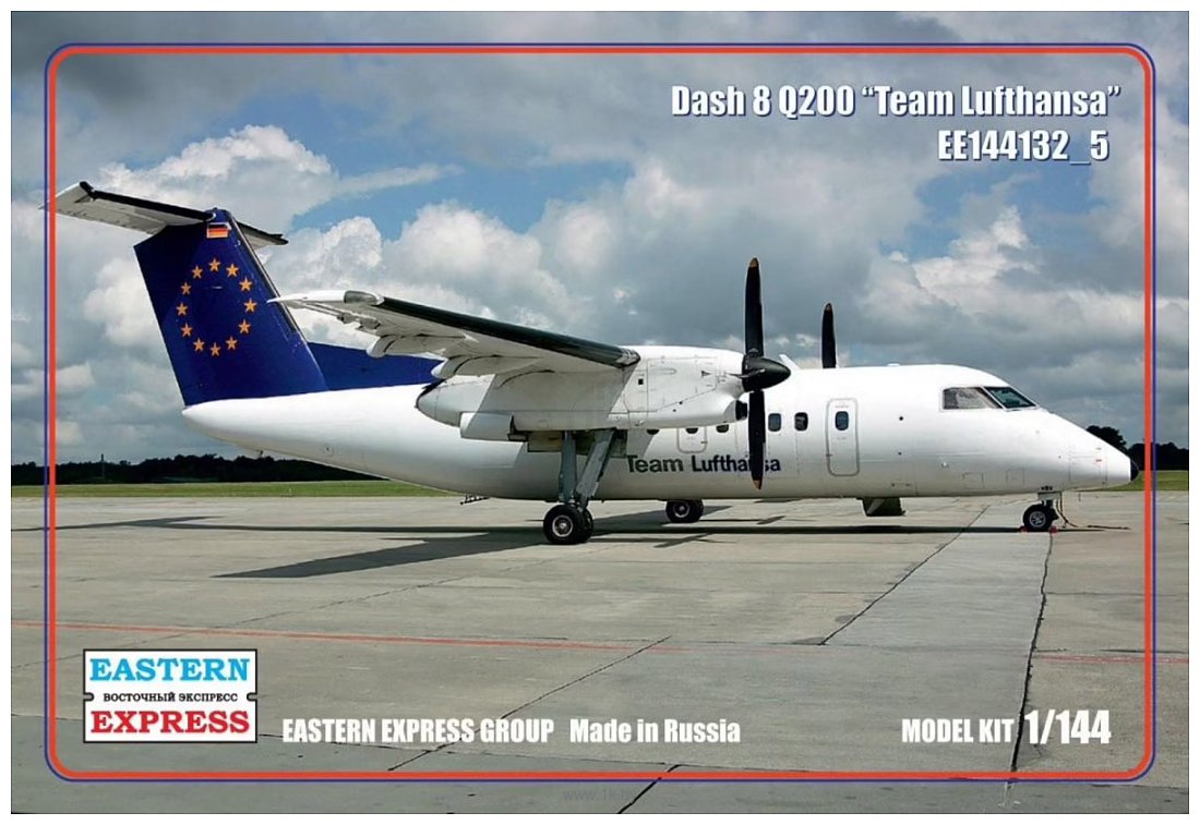 Фотографии Eastern Express Dash 8 Q200 Team Lufthansa EE144132-5