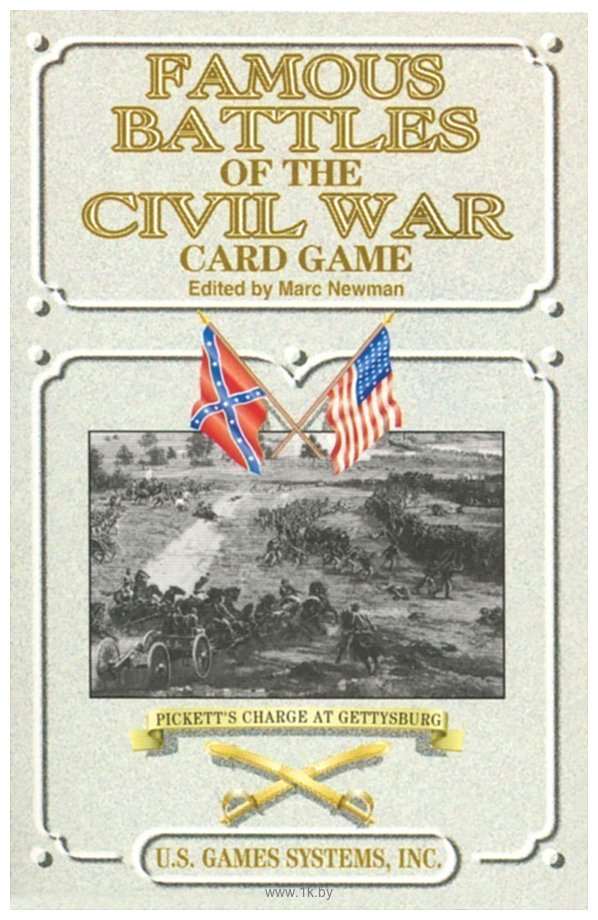 Фотографии US Games Systems Famous Battles of the CIivil War Card Game FBC55