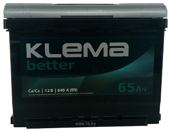 Фотографии Klema Better 6СТ-65 АзЕ (65Ah)