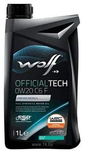 Фотографии Wolf OfficialTech 0W-20 C6 F 1л