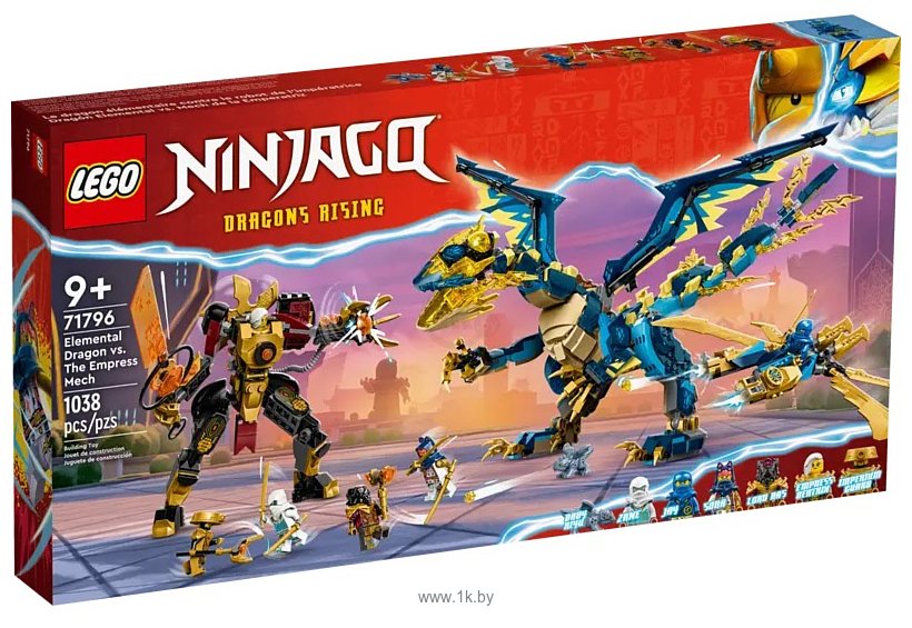 Фотографии LEGO Ninjago 71796 Стихийный дракон против Робота-императрицы