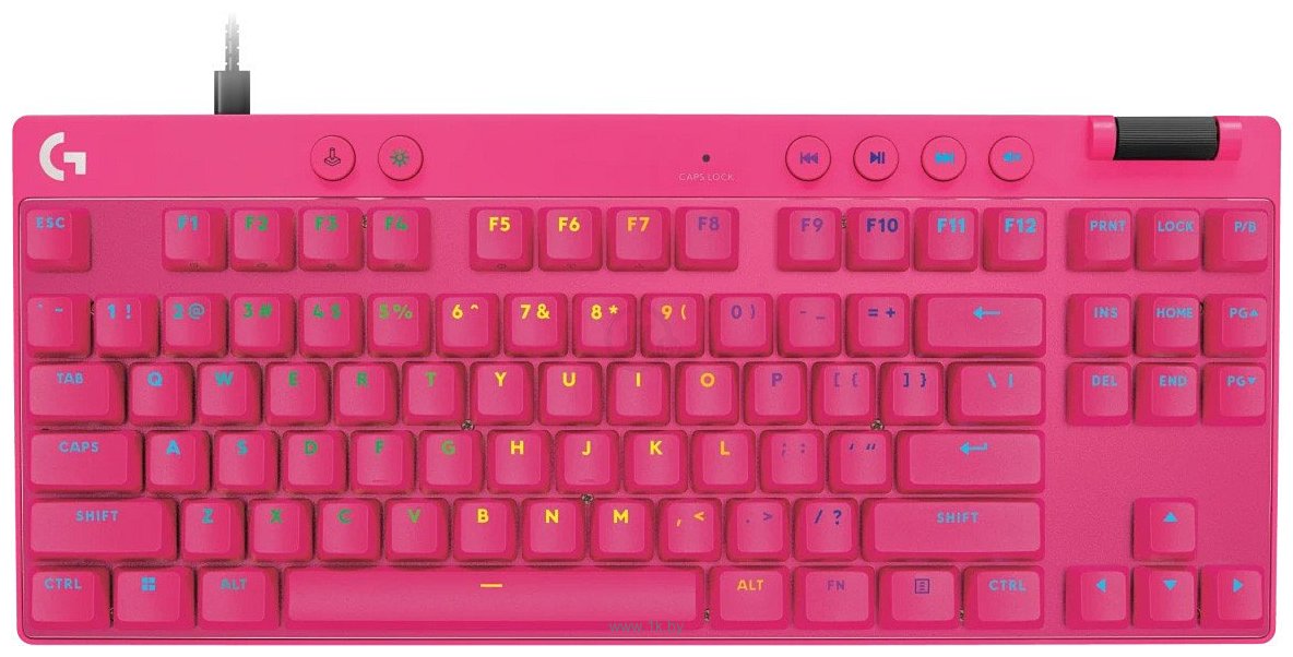 Фотографии Logitech G Pro X TKL Rapid Analog 920-013254 pink (без кириллицы)