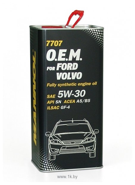 Фотографии Mannol O.E.M. for Ford Volvo metal 5W-30 5л