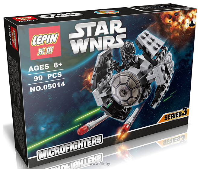 Фотографии Lepin Star Wnrs 05014 Усовершенствованный прототип истребителя TIE