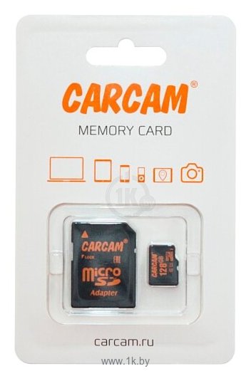 Фотографии CARCAM microSDXC Class 10 UHS-I U1 128GB + SD adapter