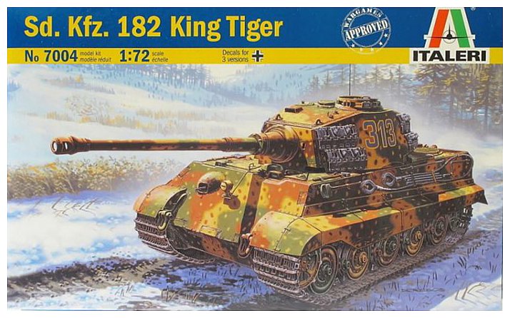 Фотографии Italeri 7004 Немецкий тяжелый танк Sd. Kfz. 182 King Tiger