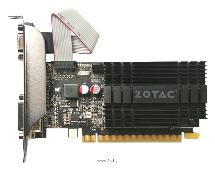 Фотографии ZOTAC GeForce GT 710 954Mhz PCI-E 2.0 2048Mb 1600Mhz 64 bit DVI HDMI HDCP