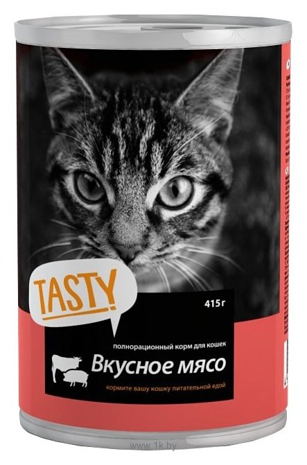 Фотографии Tasty Влажный корм "Мясное ассорти" в банках