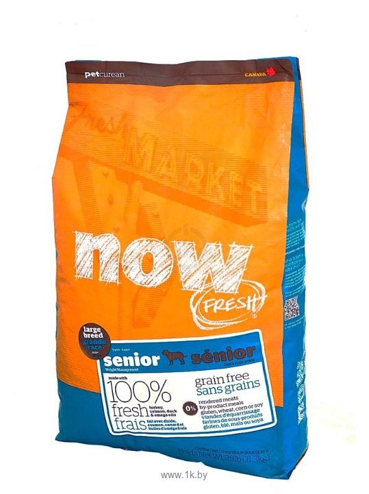 Фотографии NOW FRESH (11.35 кг) Grain Free Large Breed Senior Recipe