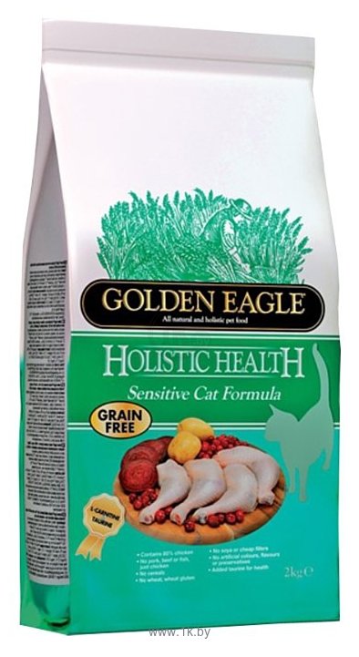 Фотографии Golden Eagle Holistic Health Sensitive Cat 43/19 (4 кг)