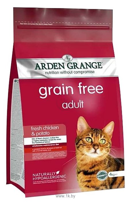 Фотографии Arden Grange (4 кг) Adult Cat курица и картофель сухой корм беззерновой, для взрослых кошек